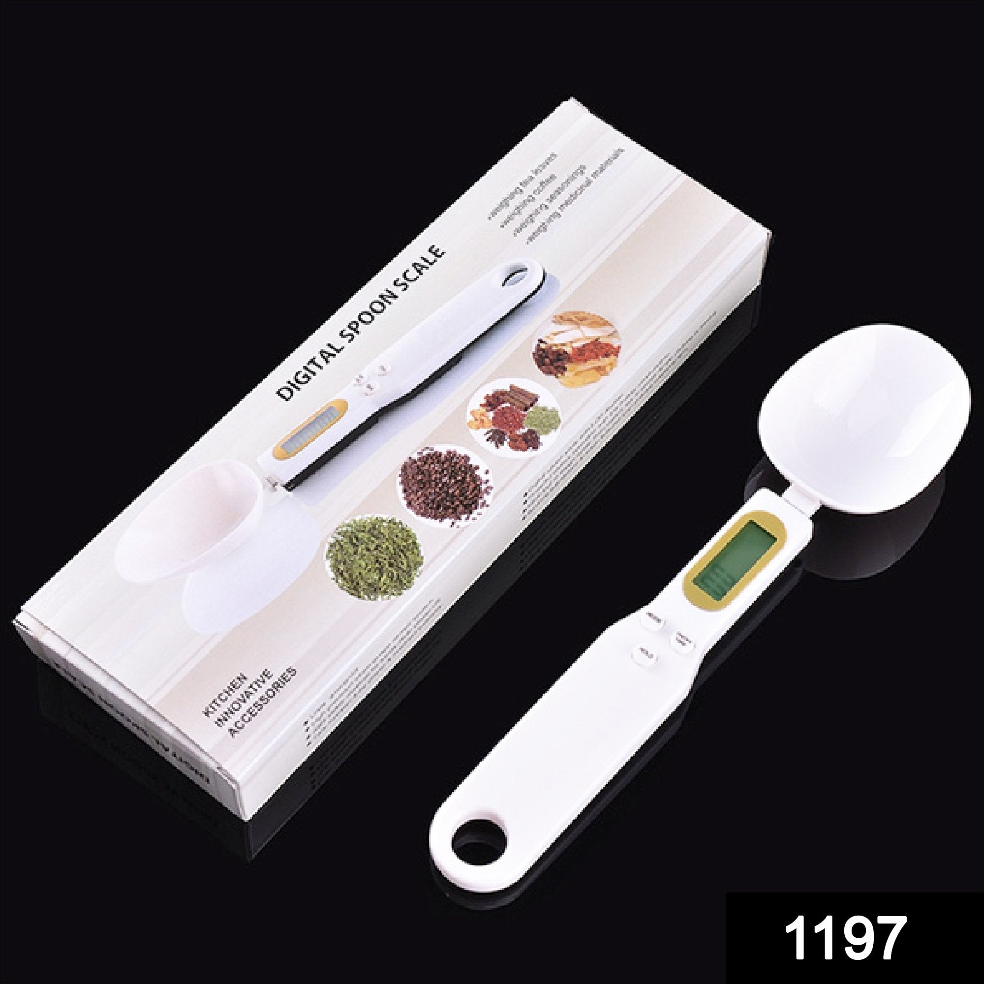 1197 Electronic Kitchen Digital Spoon Weighing Scale - SkyShopy 1197 Electronic Kitchen Digital Spoon Weighing Scale - SkyShopy